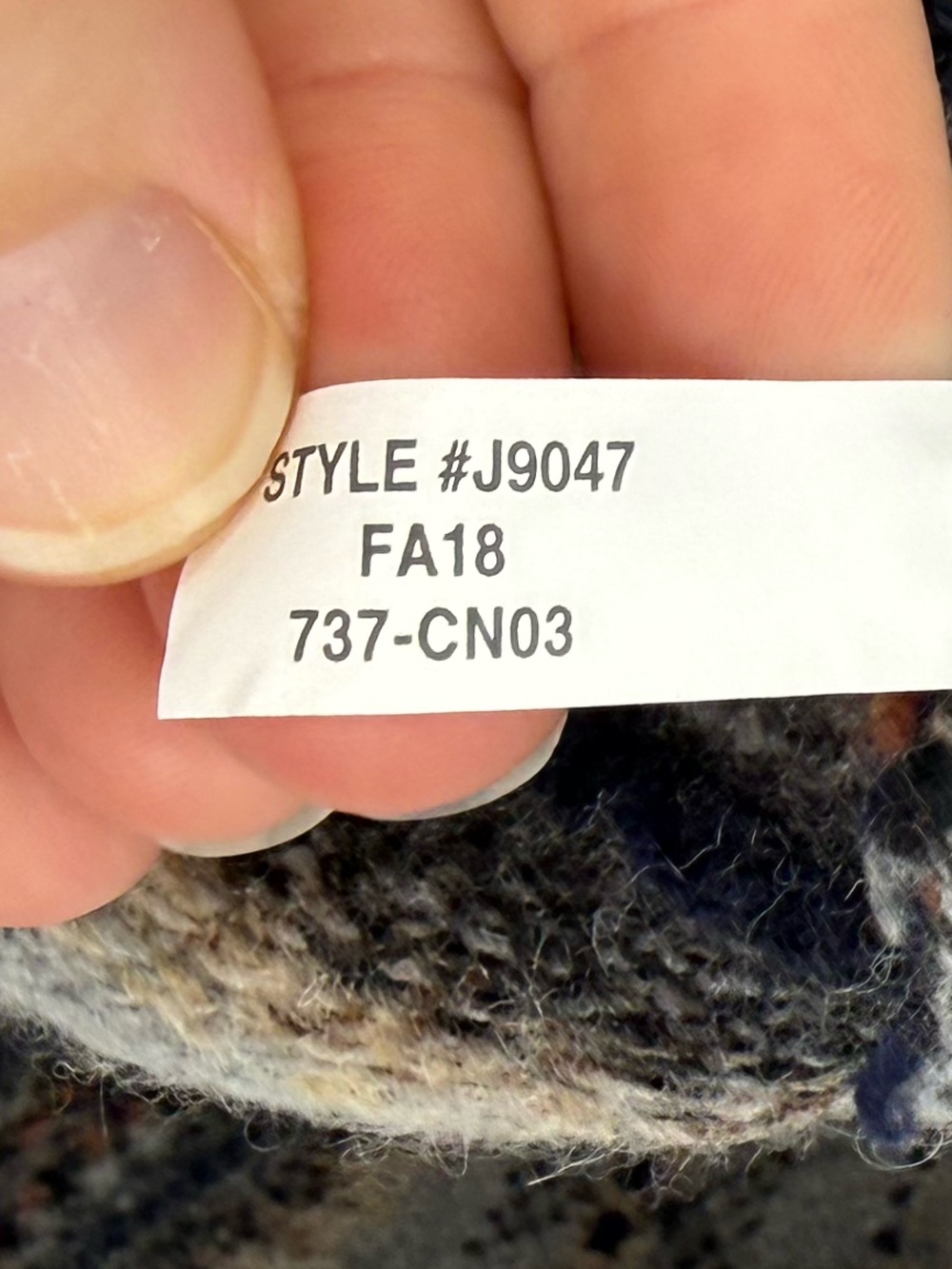 J.Crew Mercantile Wool Blend Fair Isle Crewneck Sweater | Grey Multi | Medium - Picture 5 of 5
